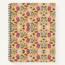Spiral notebook with front and back covers  notizbuch