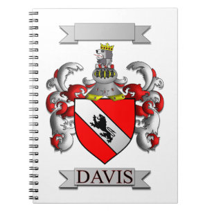 Spiral-Notizbuch Davis Familienname Notizblock