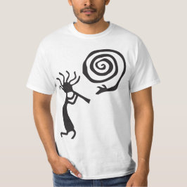 Spiral Petroglyphs Kokopelli T - Shirt