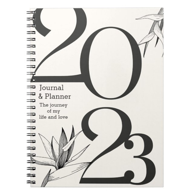 Spiral Photo Notebook (80 Pages B&W) Notizblock (Vorderseite)