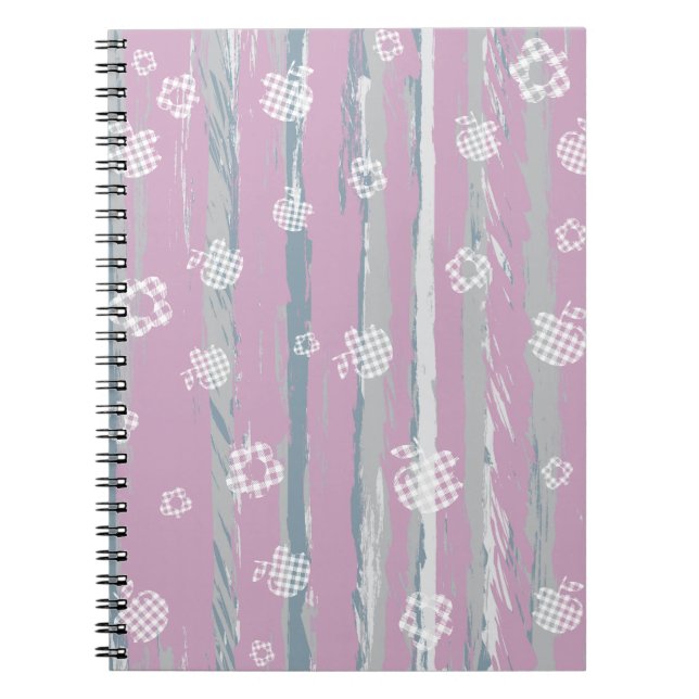 Spiral Photo Notebook – Gingham Orchard Notizblock (Vorderseite)