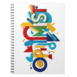 Spiral Photo Notebook Optimist Gift Notizblock