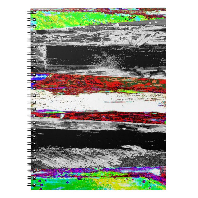 Spiral Photo Notebook – Reflection Layers Notizblock (Vorderseite)