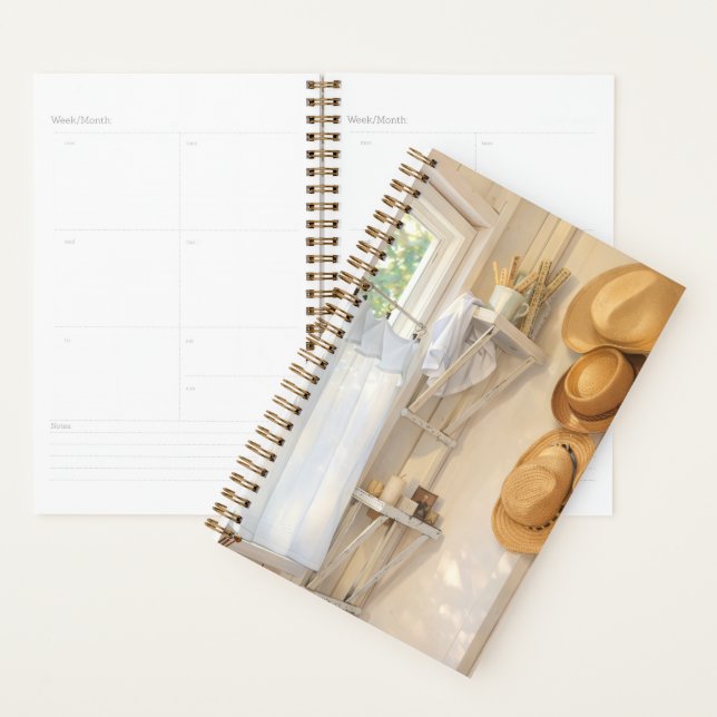 Spiral Planner Soft Breeze Curtain (Devant avec enveloppe)