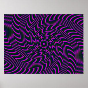 Spiral Print Poster
