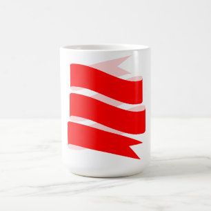 Spiral Ribbon Design Café tasse