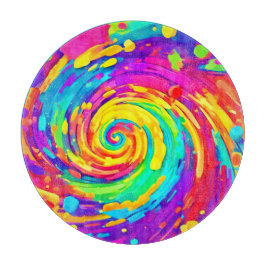 Spiral Splash Farben Kunst und Kultur Schneidebrett