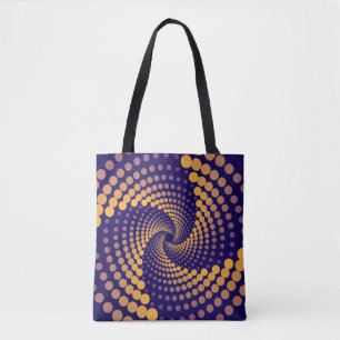 Spiral-Vortex-Muster Tasche