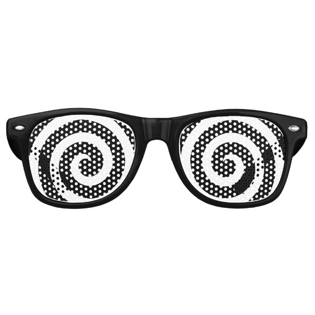 Spiralaugensonnenbrille, lustige Geschenke für Hyp Partybrille (Vorderseite)