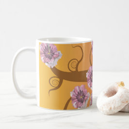 Spiralbaum mit Blüte Kaffeetasse