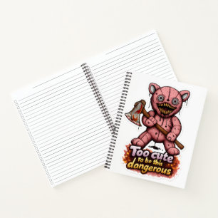 🧸🪓 Spiralblock des Chaos 🔥📓 Notizbuch