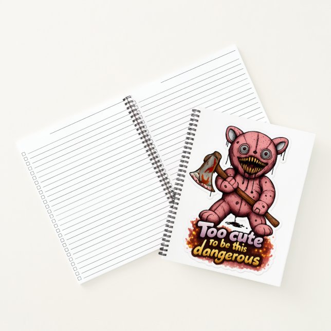 🧸🪓 Spiralblock des Chaos 🔥📓 Notizbuch (Innenseite)