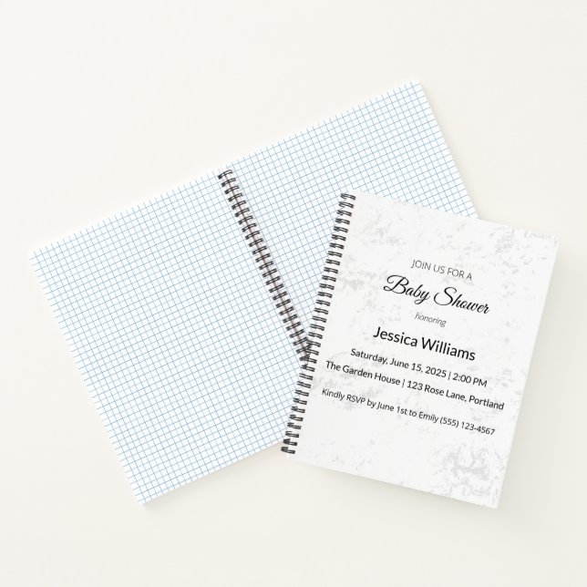 Spiralblock Millimeterpapier | Mini | Taschenforma Notizbuch (Innenseite)