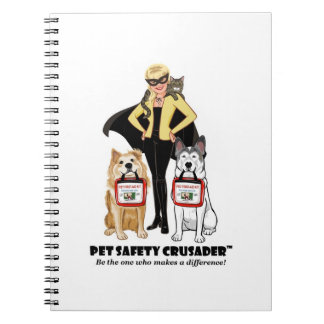 Spiralblock Pet Safety Crusader Notizblock