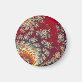 Spiralblumenmuster Magnet