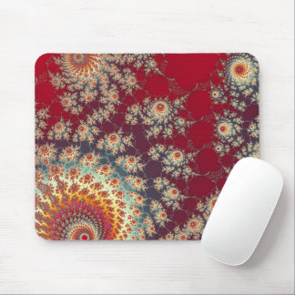 Spiralblumenmuster Mousepad