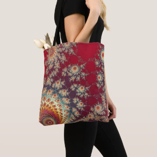Spiralblumenmuster Tasche