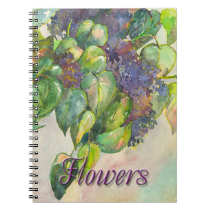 Spiralblüten Spiral Foto Notebook Notizblock