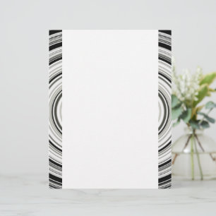 Spiralbrille, schwarz und weiß briefbogen
