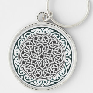 Spiraldraht wie Muster Designer Schlüsselanhänger