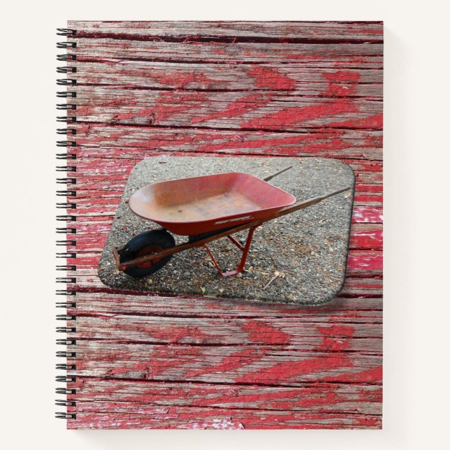 Spiraldrehscheibe Notizbuch (Vorderseite)