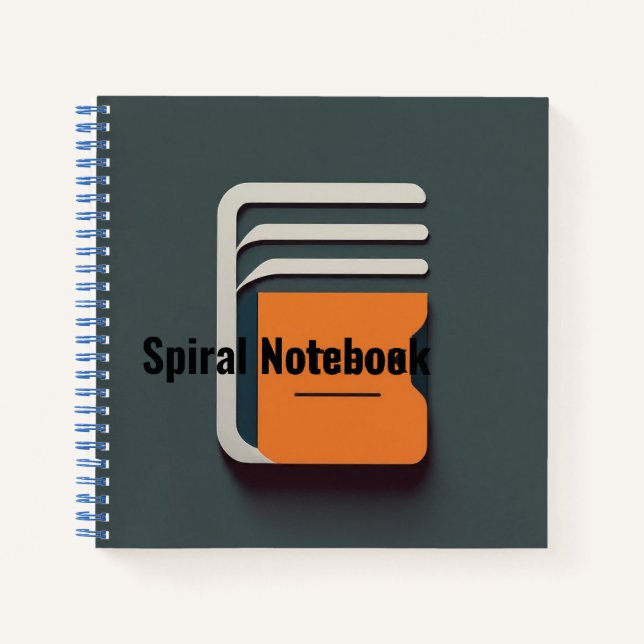 Spirale 8,5" x 8,5" notizbuch (Vorderseite)