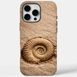 Spirale Ammoniten-Fossilie iPhone 16 Pro Max Hülle