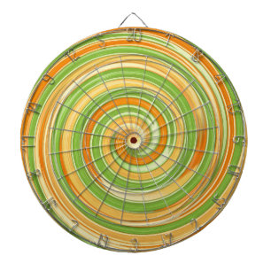 Spirale aus Zitrusfrüchten Dartscheibe