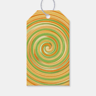 Spirale aus Zitrusfrüchten Geschenkanhänger