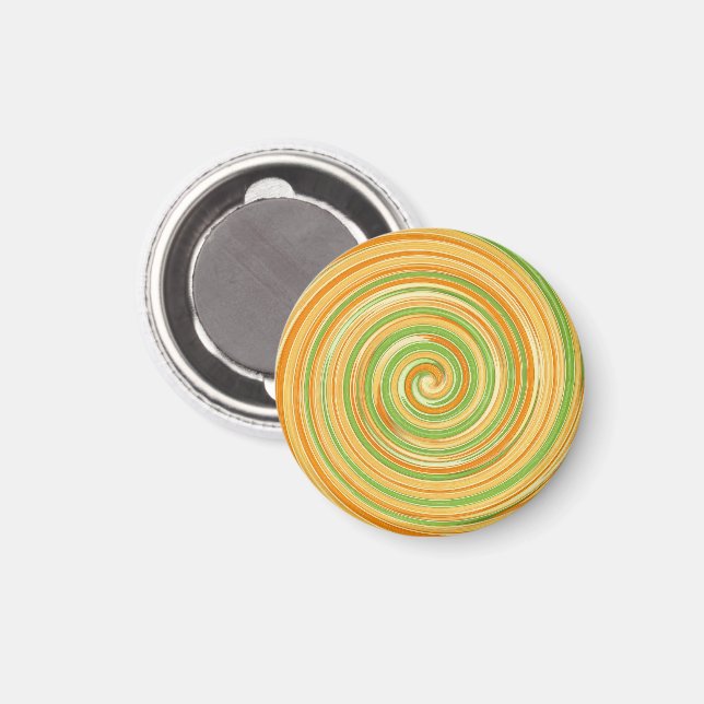 Spirale aus Zitrusfrüchten Magnet (Vorderseite/Rückseite)
