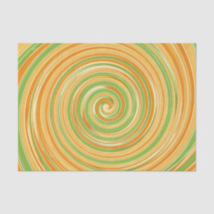 Spirale aus Zitrusfrüchten Seidenpapier