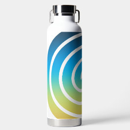 SPIRALE BLAU UND GRÜN TRINKFLASCHE