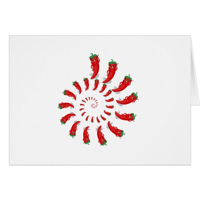 Spirale de Pepper Diva Rouge (Devant horizontal)