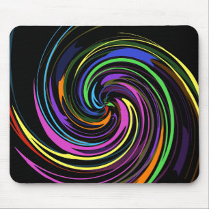 Spirale der Farbe Mousepad