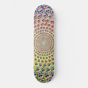 Spirale der Schädel: Psychedelic Edition: Skateboa Skateboard