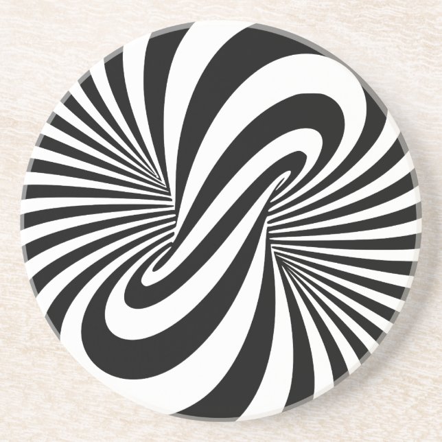 Spirale der Täuschungs-3D Getränkeuntersetzer (Vorne)