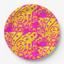 Spirale Flamme! Pappteller