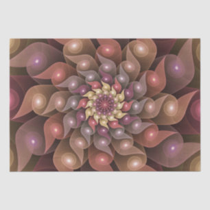 Spirale Flügel, Moderne Abstrakte Fraktal Kunst Seidenpapier