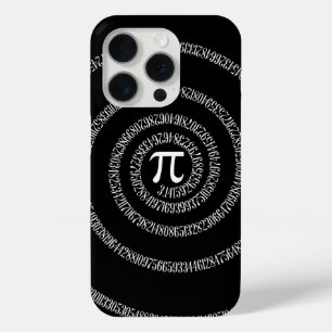 Spirale für Pi auf Solid Black Case-Mate iPhone Hülle