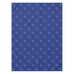 Spirale für PU-Zahlen auf Marine-Blau-Dekor Tischdecke