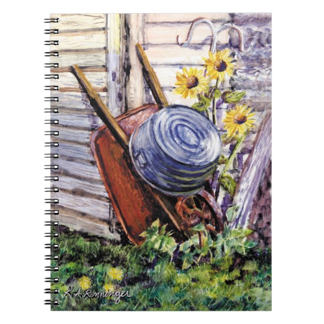 Spirale-gehendes Zeichnenpapier Notizbuch 6,5" x Notizblock (Vorderseite)