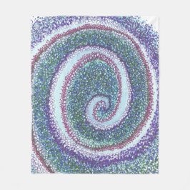 "SPIRALE MUSCHEL" FLEECEDECKE