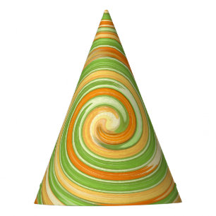 Spirale of Fun Citrus Colors Festiv Partyhütchen