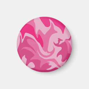 Spirale Rosa-Töne Farben Magnet