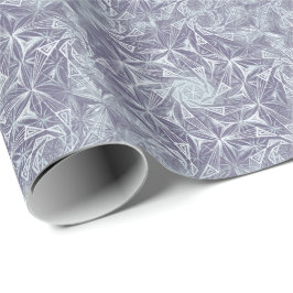 Spiralen aus Dreiecken Geschenkpapier