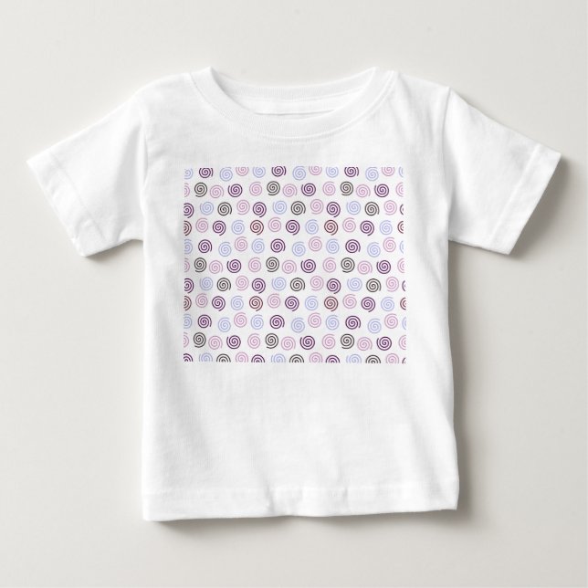 Spiralen Baby T-shirt (Vorderseite)