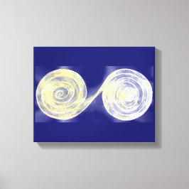 Spiralen Leinwanddruck