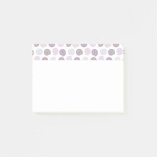 Spiralen Post-it Klebezettel (Vorderseite)