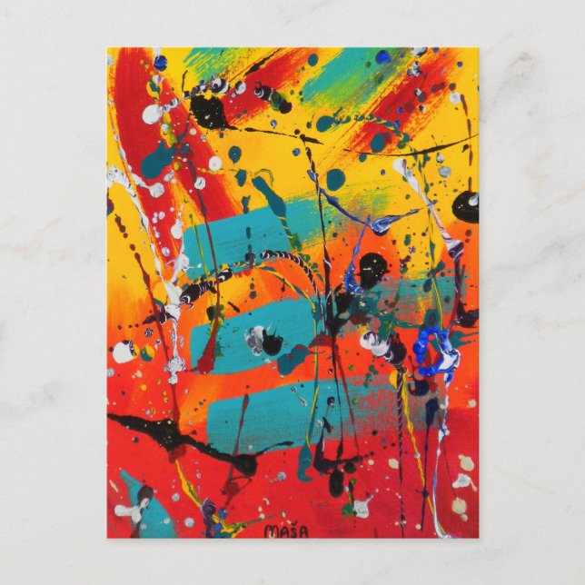 Spiralen Postkarte (Vorderseite)