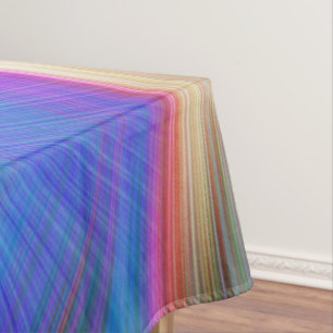 SPIRALFLUO - Psychedelisch-farbiges modernes Frakt Tischdecke